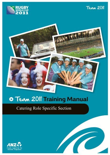 Catering Training Manual - Sport New Zealand