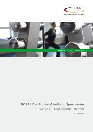 Das Fitness-Studio im Sportverein - Sport pro Gesundheit