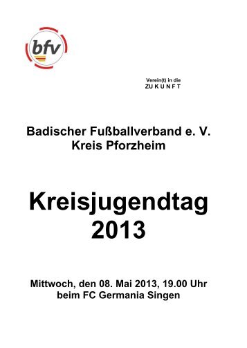 Kreisjugendtag 2013 - Badischer Fußballverband