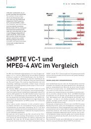 SMPTE VC-1 und MPEG-4 AVC im Vergleich