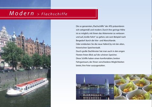 Charter-BroschÃ¼re als Download - Alster-Touristik GmbH Hamburg