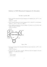 Solution to CS375 Homework Assignment 10 (40 points)