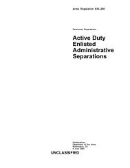 Active Duty Enlisted Administrative Separations - georgia army and ...