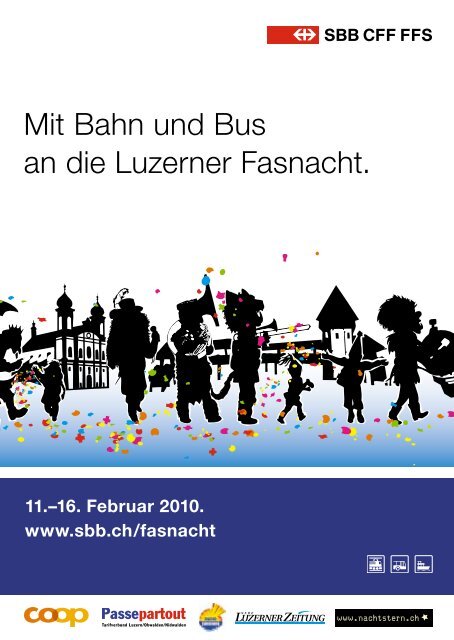 Mit Bahn und Bus an die Luzerner Fasnacht. - Gemeinde Emmen