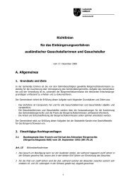 Richtlinien EinbÃ¼rgerungsverfahren - Gemeinde Emmen