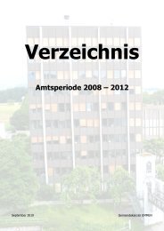 Verzeichnis Amtsperiode 2008 â 2012 - Gemeinde Emmen