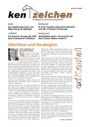 Info-Magazin der Kantonsschule Enge 3'05