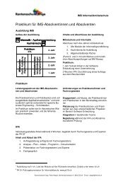 Allgemeine Informationen zum IMS Praktikum als pdf-Datei