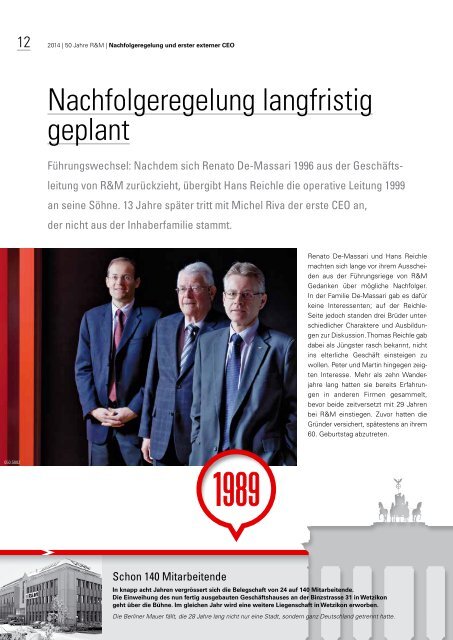 50 Jahre R&M