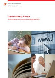 Zukunft Bildung Schweiz - SATW