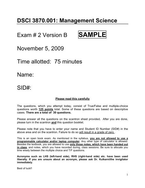 Test DCPLA Passing Score