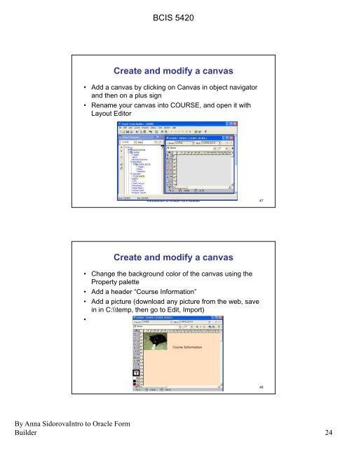 Oracle 10G Form Builder and Report Builder