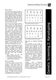 Genetic Screening 2: Karyotyping - Midland Fertility Services