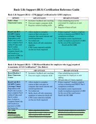 Basic Life Support (BLS) Certification Reference Guide ...