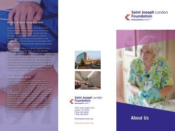 KOH_SJLF General Brochure.indd - Saint Joseph Hospital