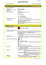 Sicherheitsdatenblatt - Kiesel - Kiesel Bauchemie GmbH & Co.KG