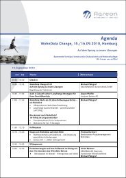 Agenda - Aareon AG