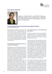 Mag. Stephan Waba, MA Englisch- und Deutschlehrer ... - Literacy.at