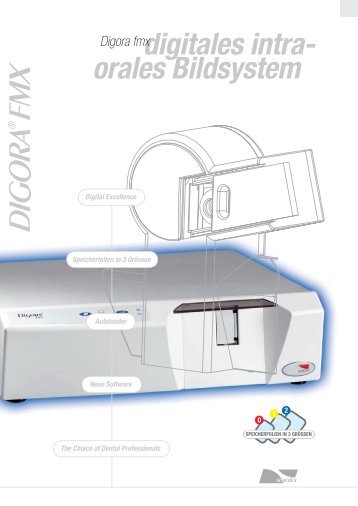 digitales intra- orales Bildsystem Digora fmx - Soredex