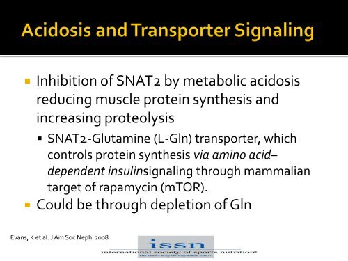 Bridging the Gap - International Society Of Sports Nutrition