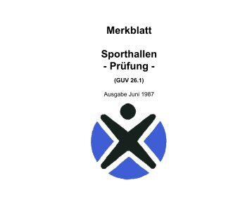 Merkblatt Sporthallen - Prüfung -