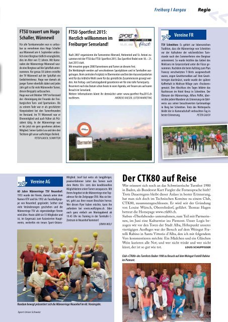 turnen&sport 9/13 - Sport Union Schweiz