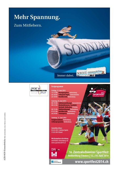 turnen&sport 9/13 - Sport Union Schweiz