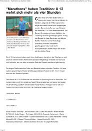 Volksstimme berichtet: U12 spielt Marathonmatch - sportverbund.de