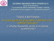 Le Linee guida dei programmi riabilitativi dei bambini ipoacusici