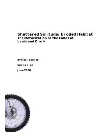 Shattered Solitude/Eroded Habitat - Great Egg Harbor Watershed ...