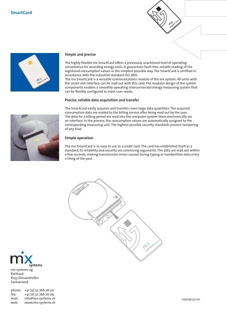 Flyer - mx systems ag