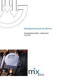 Montageanweisung fÃ¼r den Monteur 230.indd - mx systems ag