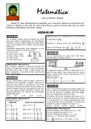 VIII MatemÃ¡tica com o Professor Iketani (Ensino MÃ©dio) - Grupo Ideal