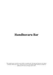 Handhuvaru Bar - Reethi Beach Resort