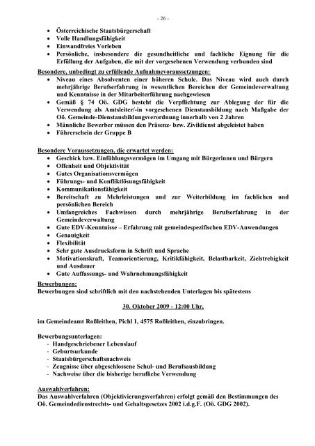 Gemeinderats-Sitzungsprotokoll v. 15.10.2009 (333 KB) - .PDF