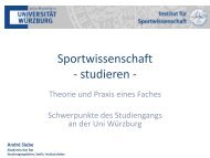 Sportwissenschaft studieren - Theorie und Praxis eines Faches