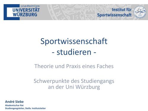 Sportwissenschaft studieren - Theorie und Praxis eines Faches