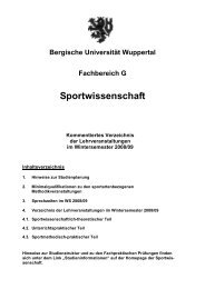 KVV-WS08-09-Homepage _9 - Fachbereich Sportwissenschaft der ...