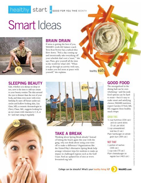 FOOD SMARTS FRESH FACE - WebMD