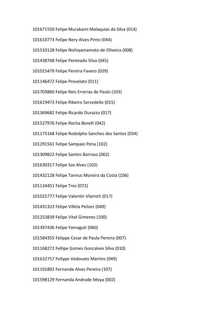 Lista de convocados (consulta por nome) - Elite PrÃ©-Vestibular ...