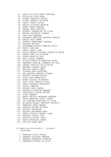 Lista de Espera - Elite PrÃ©-Vestibular-Campinas