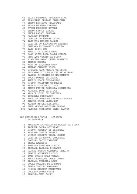 Lista de Espera - Elite PrÃ©-Vestibular-Campinas