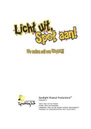 Licht uit, spot aan! - Spotlight Musical Productions