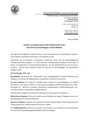 Anschreiben Berufsfeldpraktikum - Institut fÃ¼r Sportwissenschaft