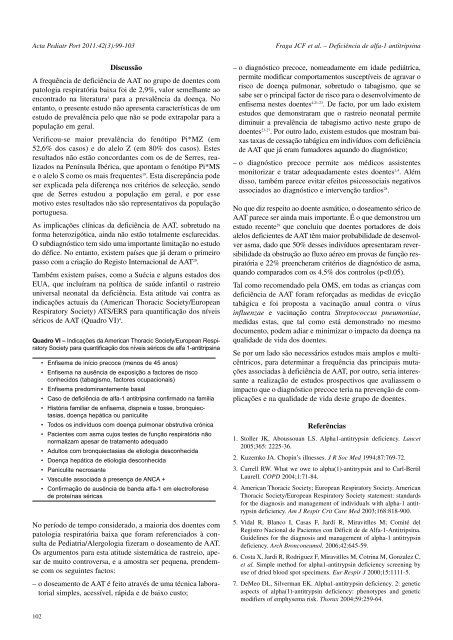 Acta Ped Vol 42 N 3 - Sociedade Portuguesa de Pediatria