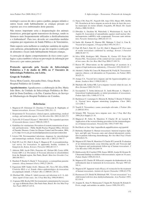 Acta Ped Vol 39 N 4:Acta Ped Vol 39 N 4 - Sociedade Portuguesa ...