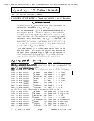 Vcb and Vub CKM Matrix Elements - Sprace