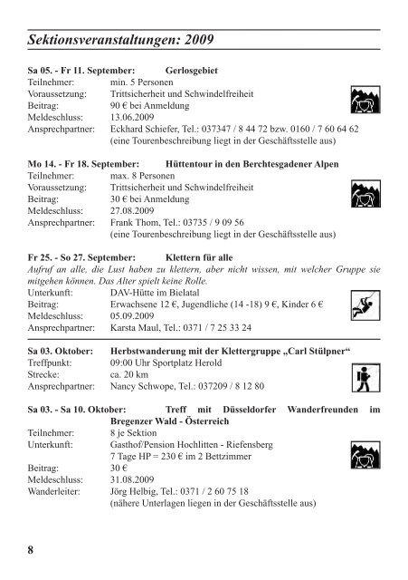 Heft 37 - DAV Sektion Chemnitz