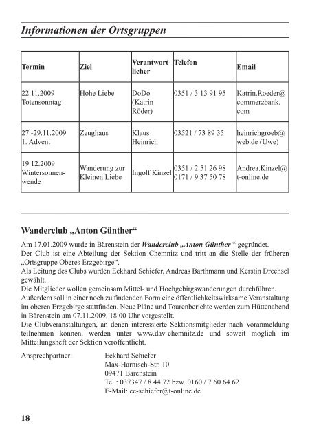 Heft 37 - DAV Sektion Chemnitz