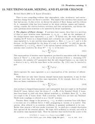 13. neutrino mass, mixing, and flavor change - Particle Data Group